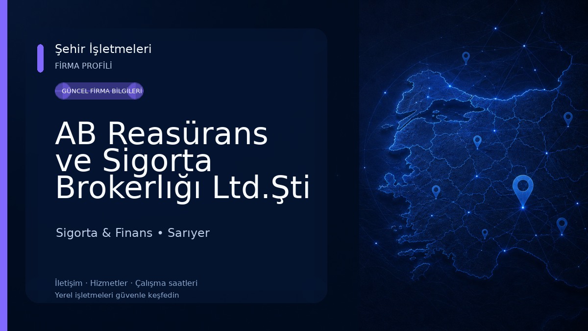 AB Reasürans ve Sigorta Brokerlığı Ltd.Şti Sigorta & Finans