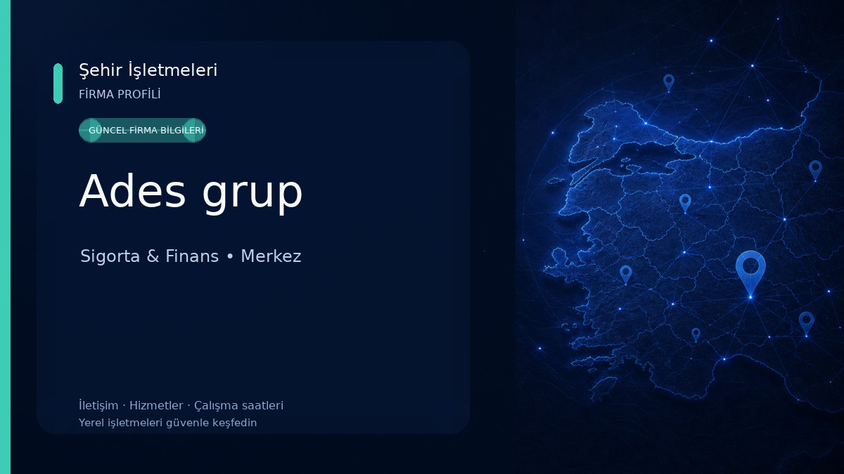 Ades grup Sigorta & Finans