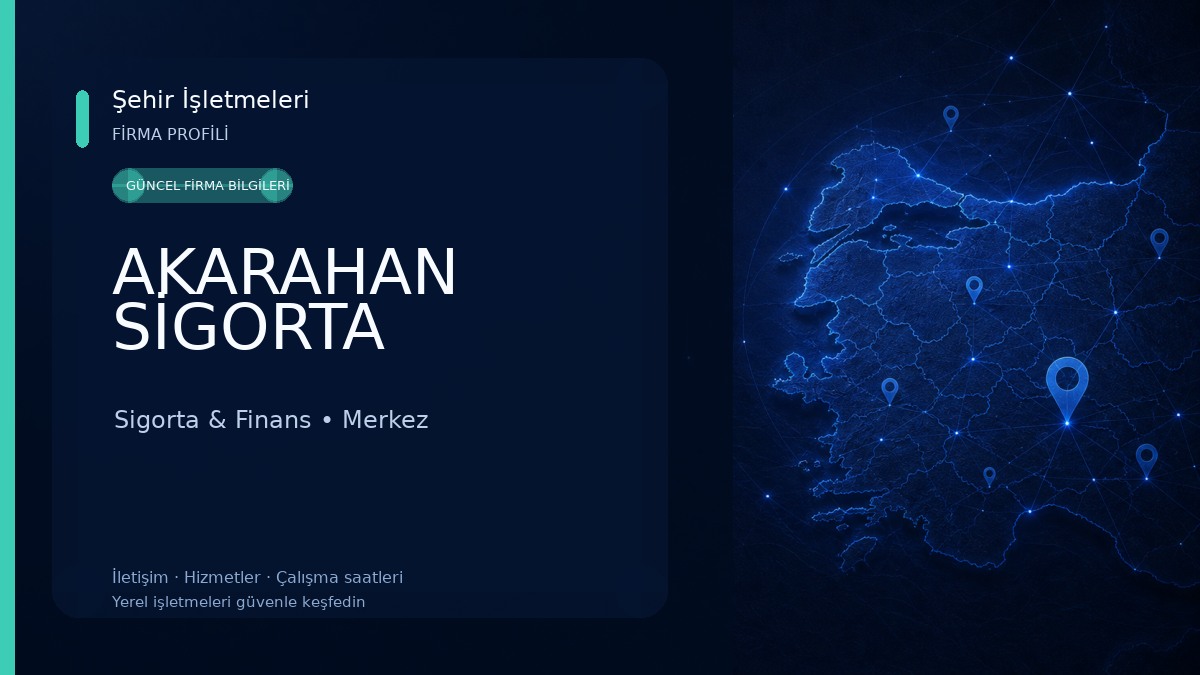 AKARAHAN SİGORTA Sigorta & Finans