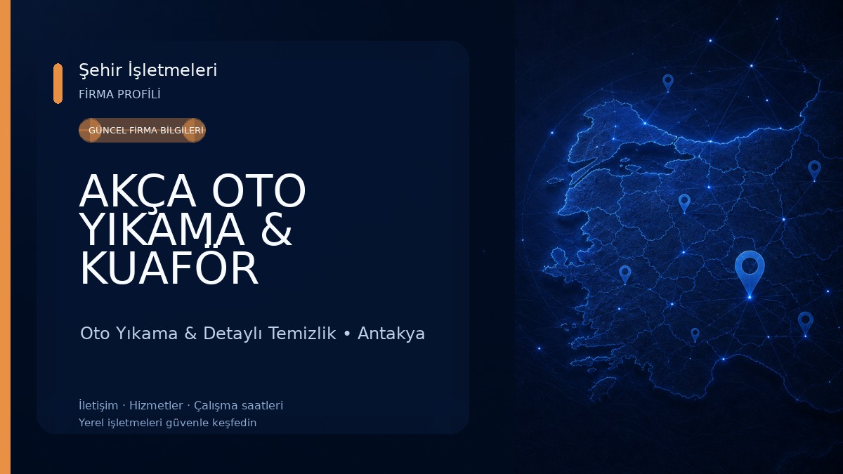 AKÇA OTO YIKAMA & KUAFÖR Oto Yıkama & Detaylı Temizlik
