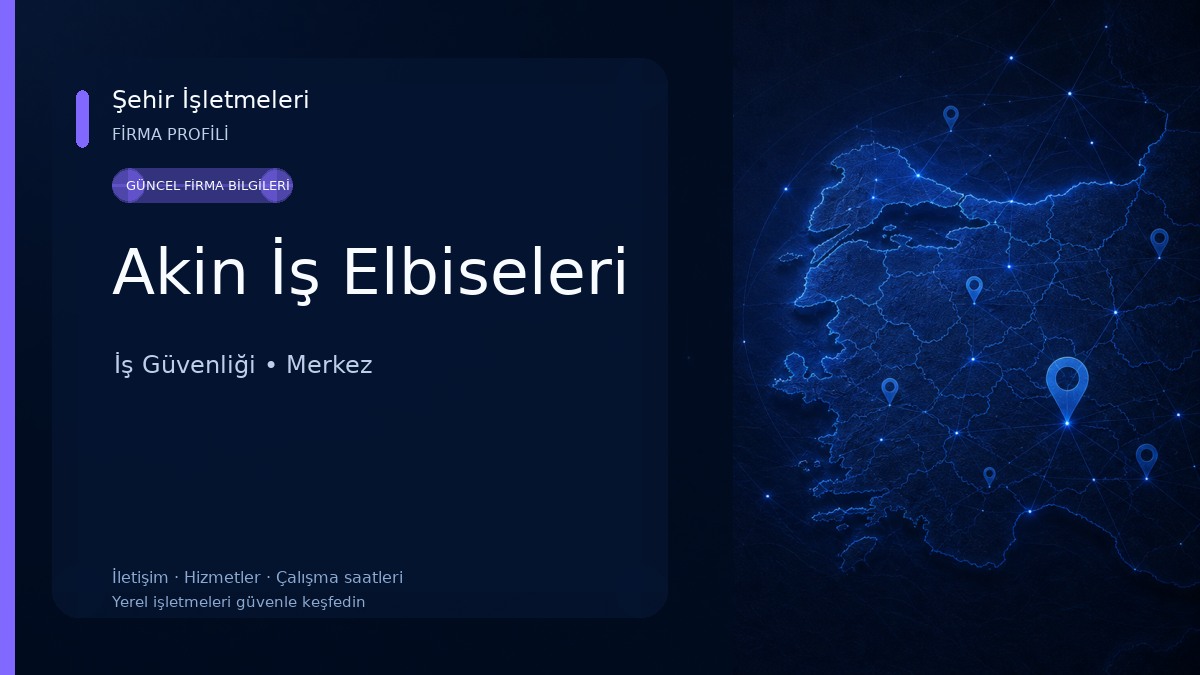 Akin İş Elbiseleri