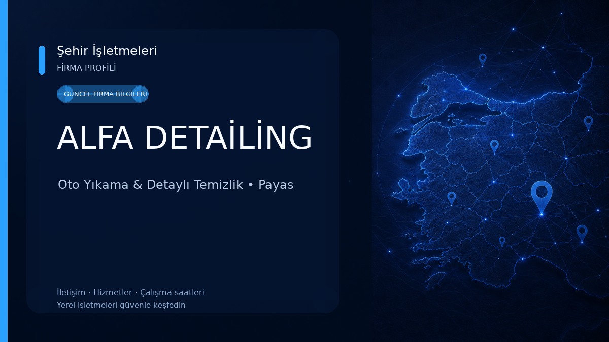 ALFA DETAİLİNG Oto Yıkama & Detaylı Temizlik