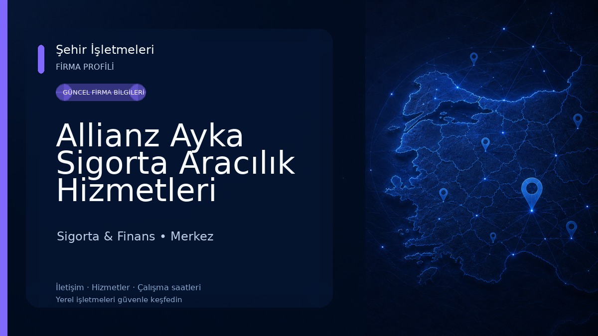 Allianz Ayka Sigorta Aracılık Hizmetleri Sigorta & Finans