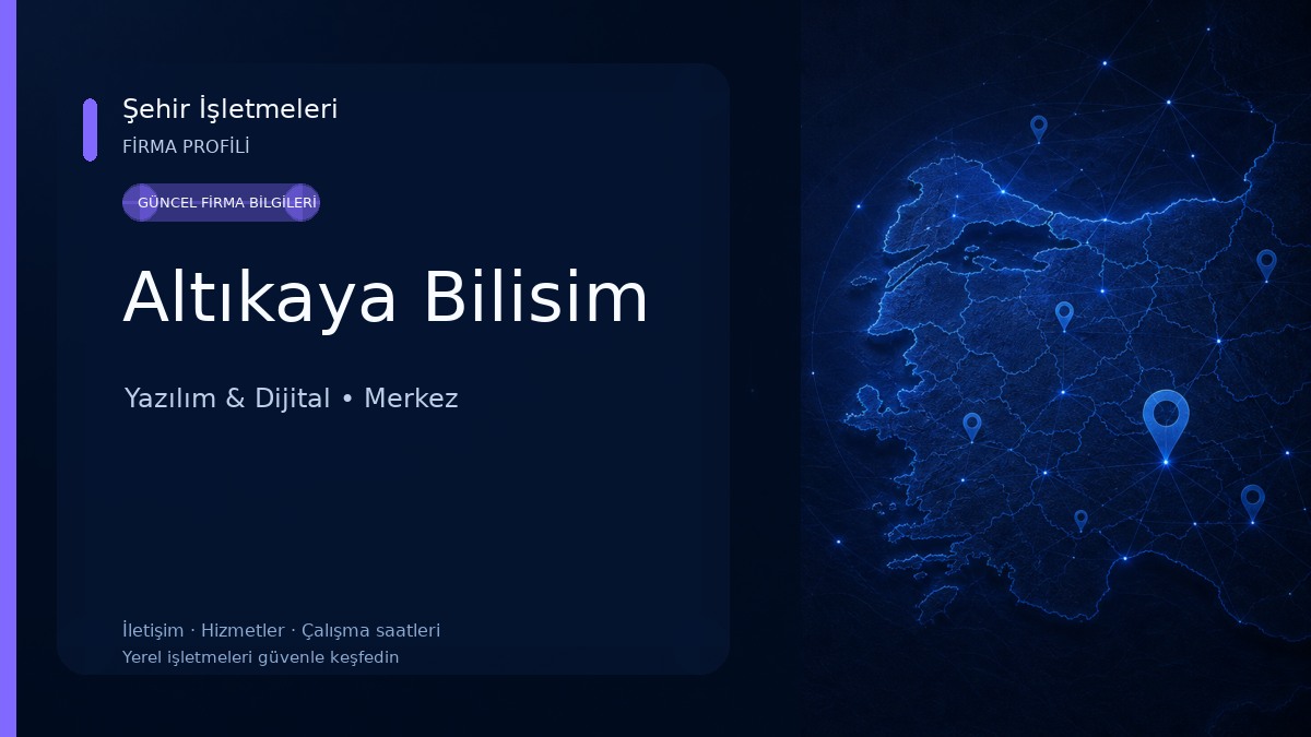Altıkaya Bilisim Yazılım & Dijital
