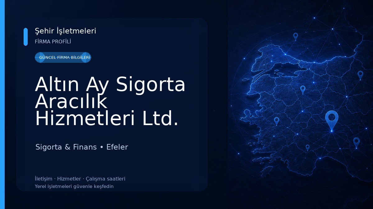 Altın Ay Sigorta Aracılık Hizmetleri Ltd. Şti. Sigorta & Finans