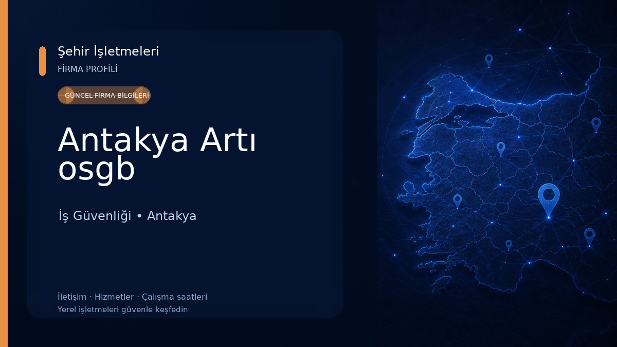 Antakya Artı osgb 