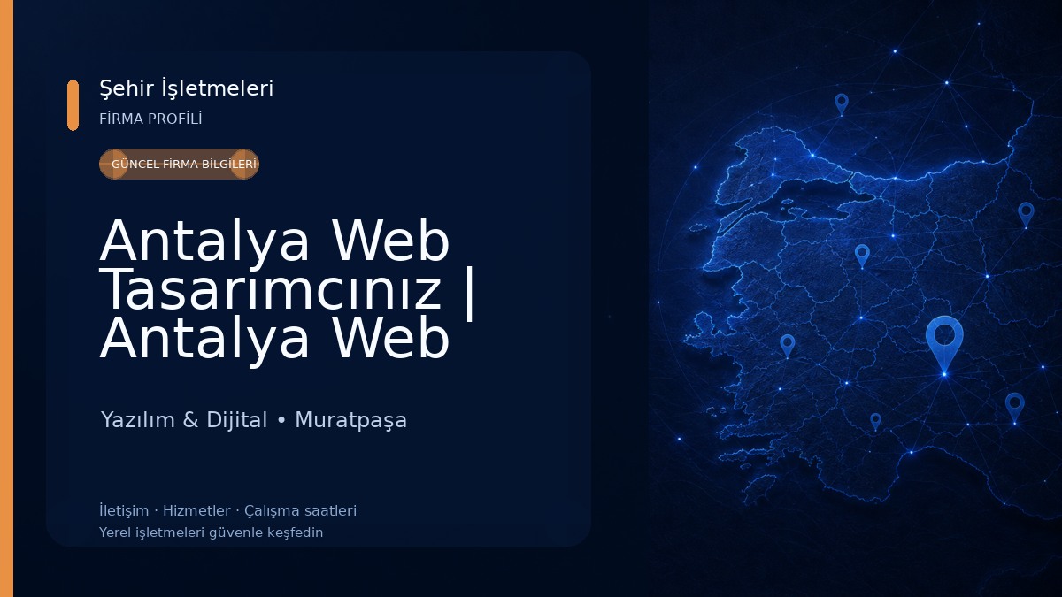 Antalya Web Tasarımcınız | Antalya Web Tasarım & SEO & Reklam Ajansı Yazılım & Dijital