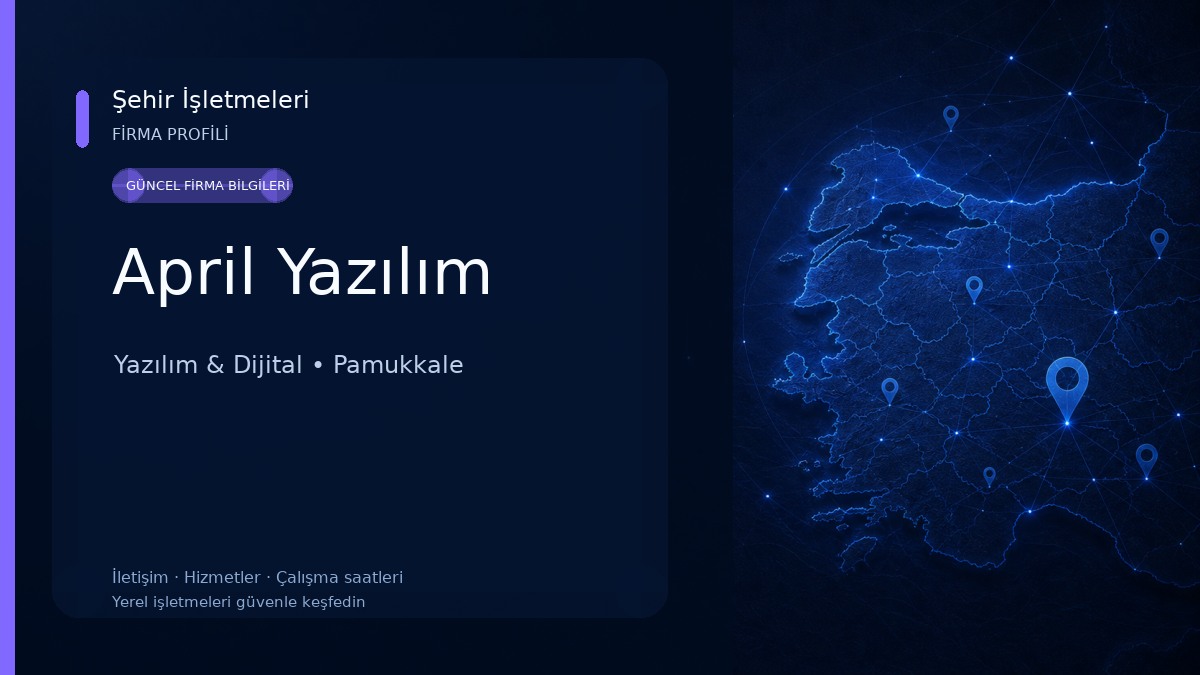 April Yazılım Yazılım & Dijital