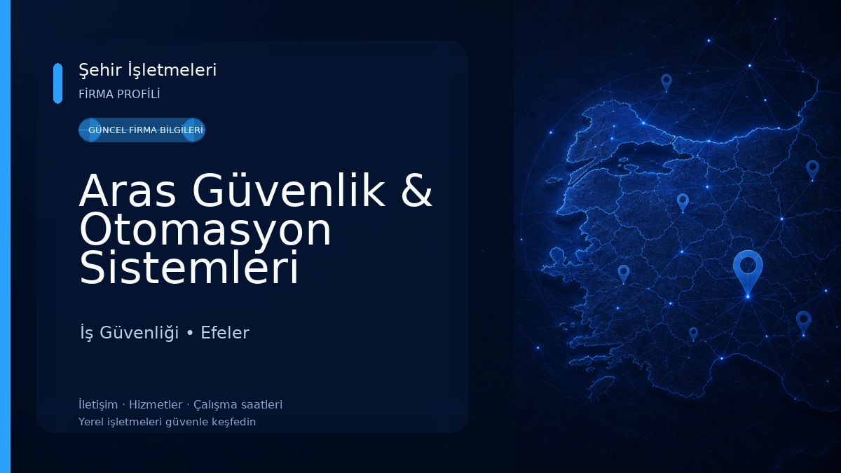 Aras Güvenlik & Otomasyon Sistemleri