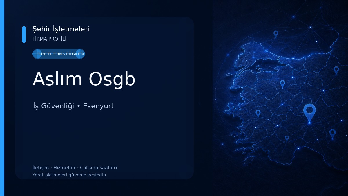 Aslım Osgb