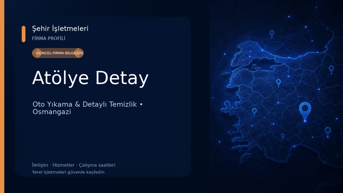 Atölye Detay Oto Yıkama & Detaylı Temizlik