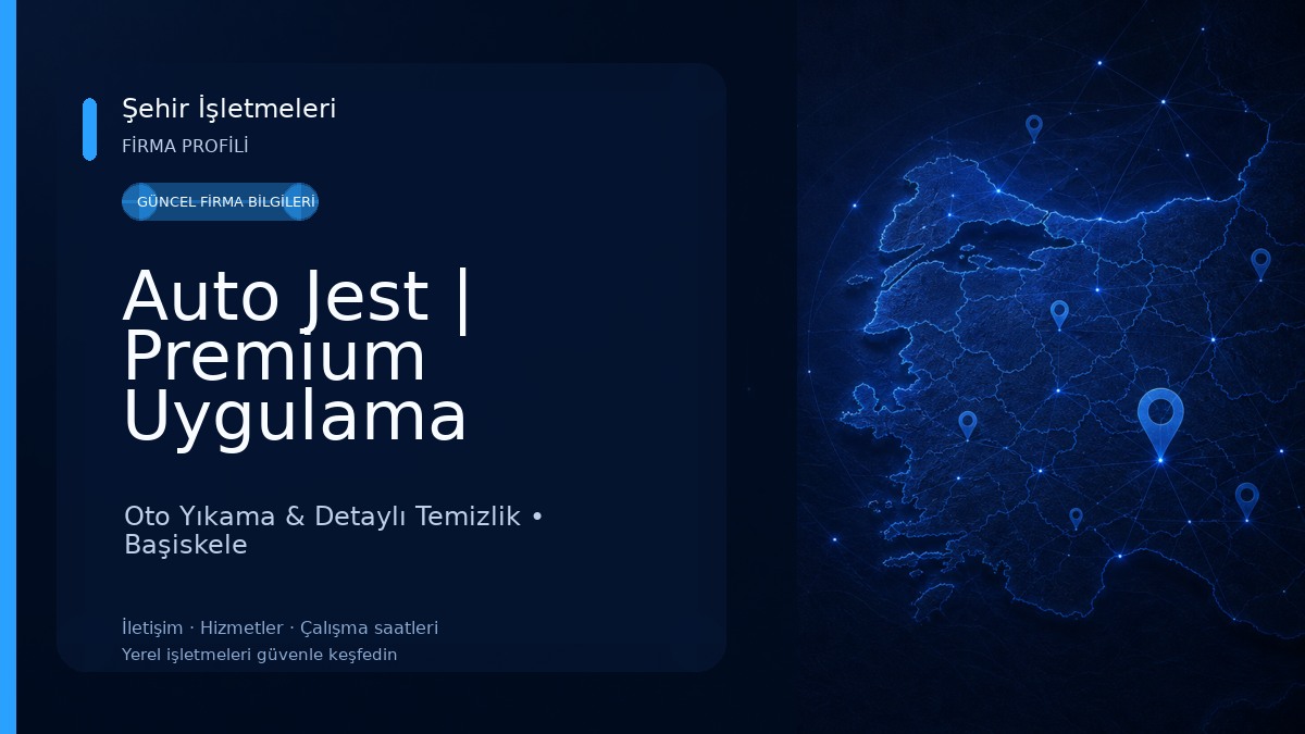 Auto Jest | Premium Uygulama Stüdyosu & Detailing Market