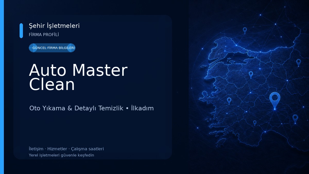 Auto Master Clean Oto Yıkama & Detaylı Temizlik
