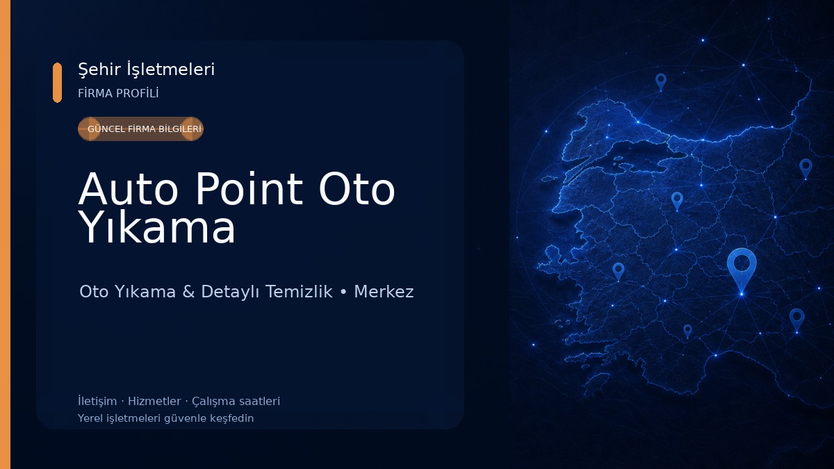 Auto Point Oto Yıkama Oto Yıkama & Detaylı Temizlik