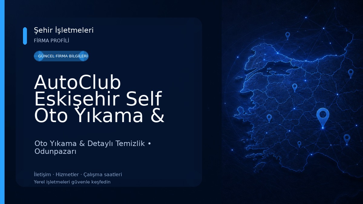 AutoClub Eskişehir Self Oto Yıkama & Detailing