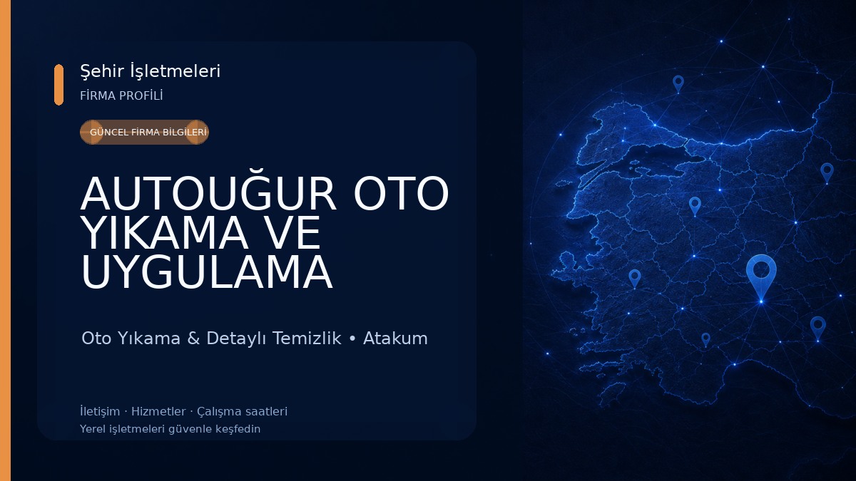 AUTOUĞUR OTO YIKAMA VE UYGULAMA MERKEZİ