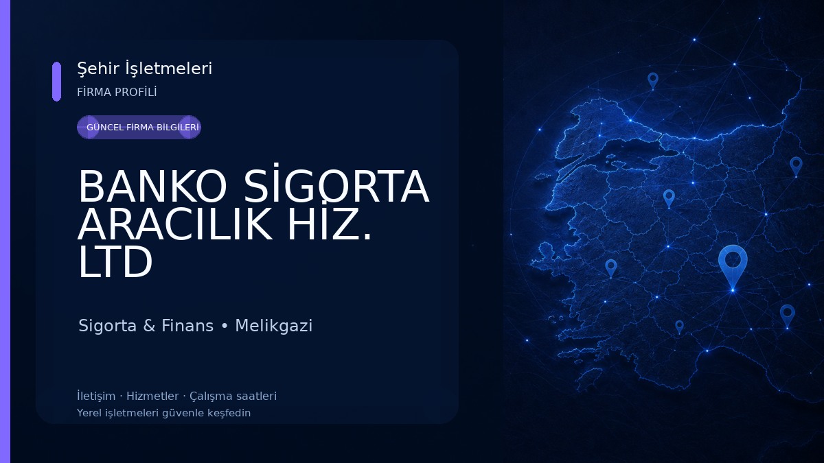 BANKO SİGORTA ARACILIK HİZ. LTD Sigorta & Finans