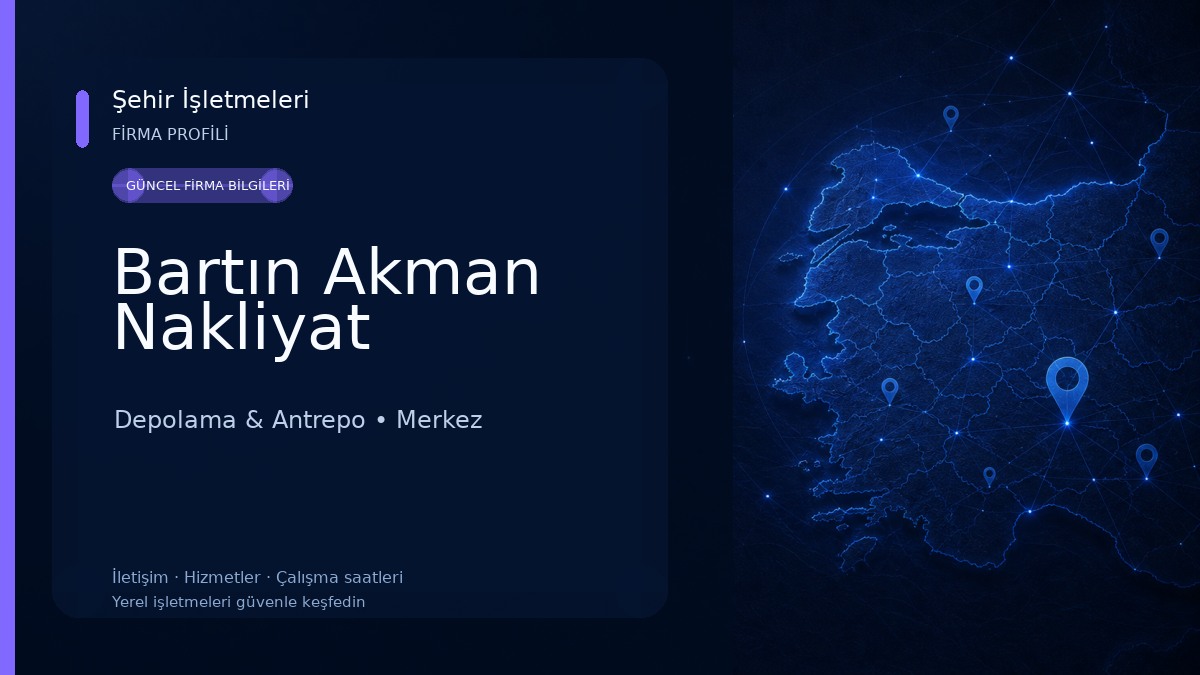 Bartın Akman Nakliyat 