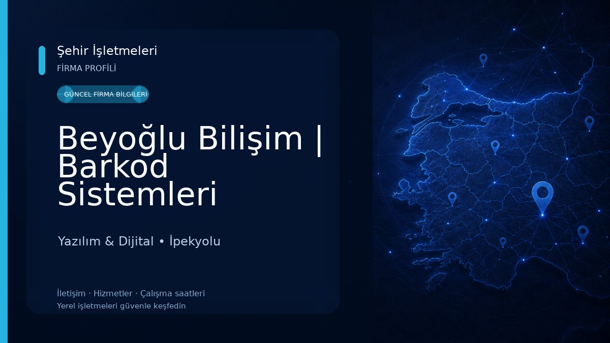 Beyoğlu Bilişim | Barkod Sistemleri Yazılım & Dijital