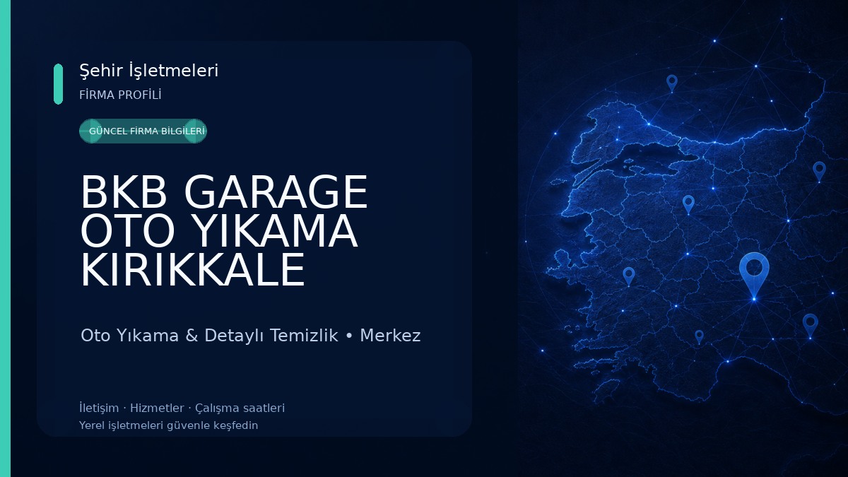BKB GARAGE OTO YIKAMA KIRIKKALE Oto Yıkama & Detaylı Temizlik