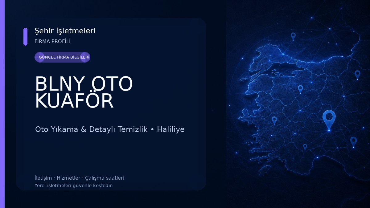 BLNY OTO KUAFÖR Oto Yıkama & Detaylı Temizlik