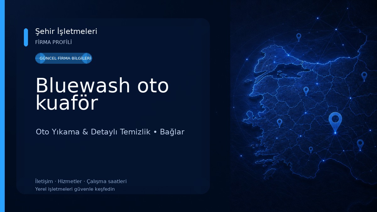 Bluewash oto kuaför