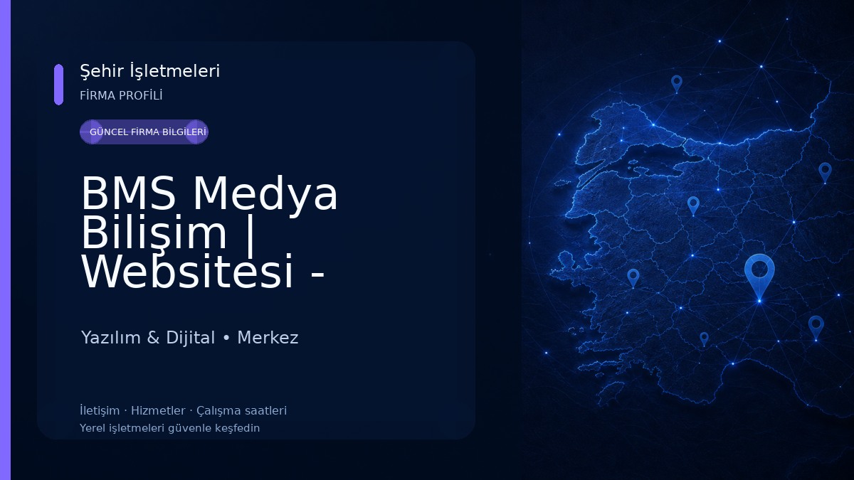 BMS Medya Bilişim | Websitesi - E-ticaret - Adwords Reklami Yazılım & Dijital