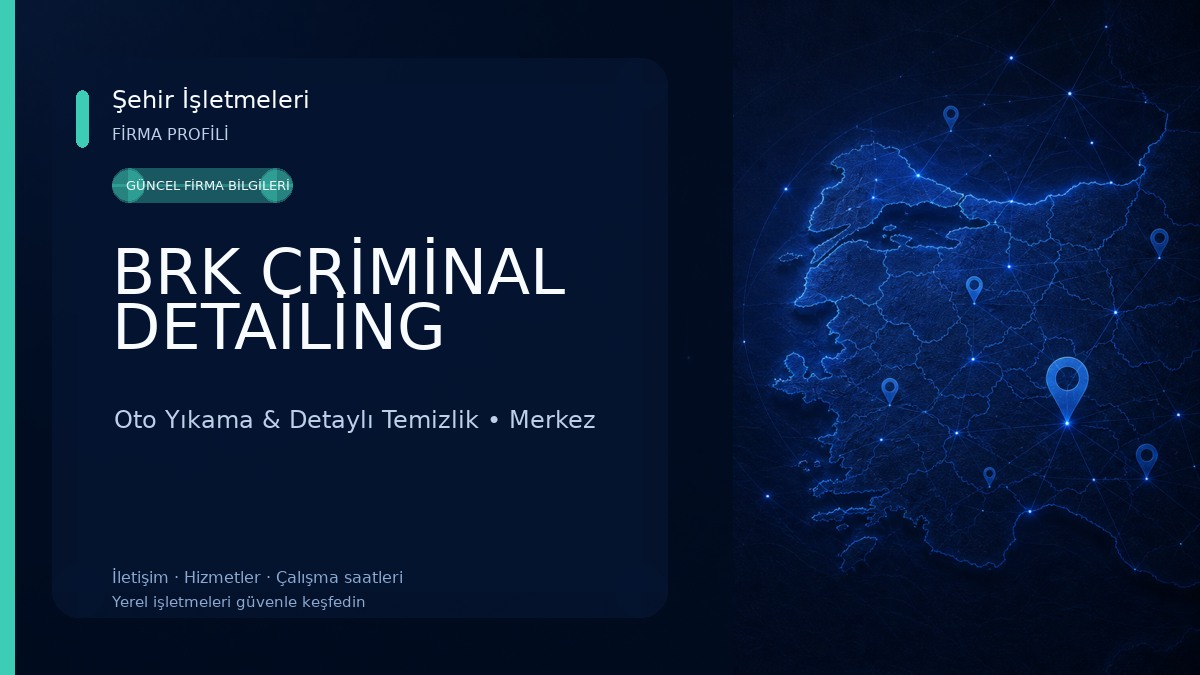 BRK CRİMİNAL DETAİLİNG 