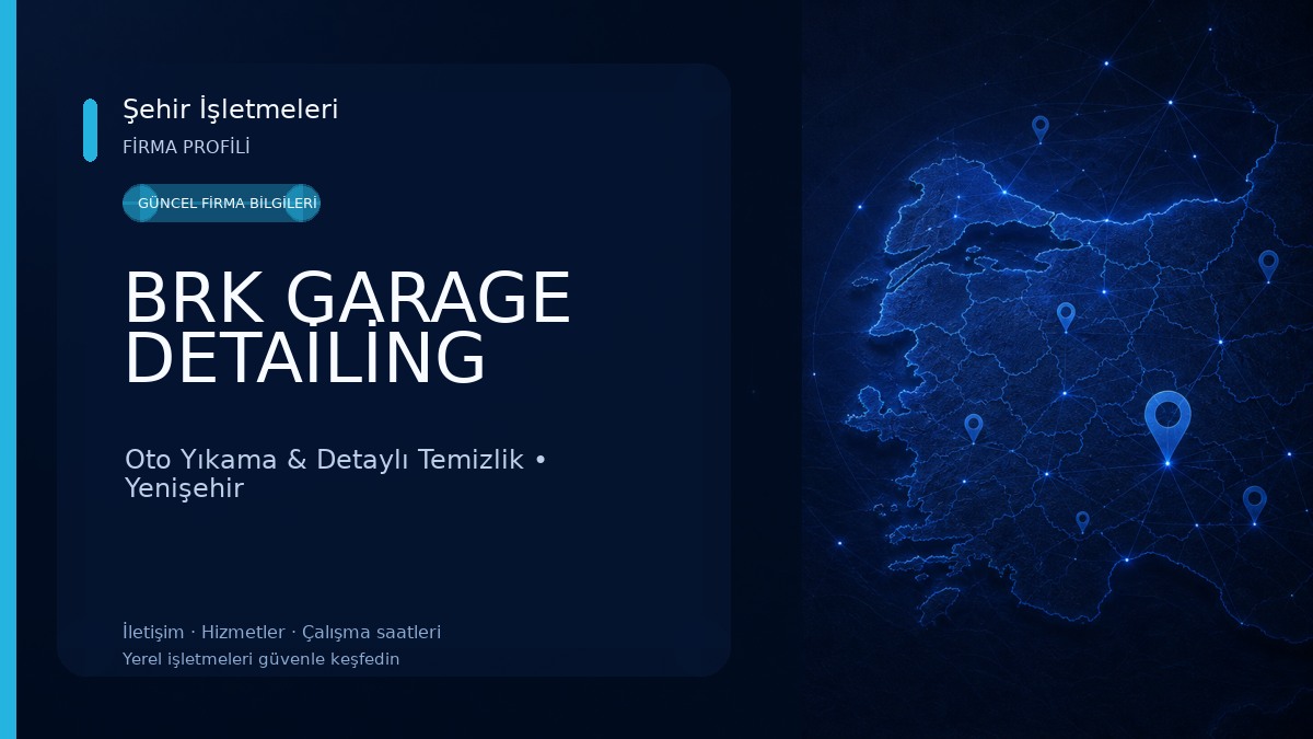 BRK GARAGE DETAİLİNG Oto Yıkama & Detaylı Temizlik