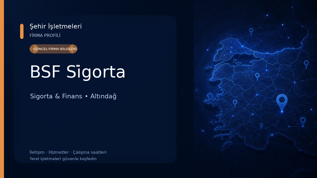 BSF Si̇gorta Sigorta & Finans