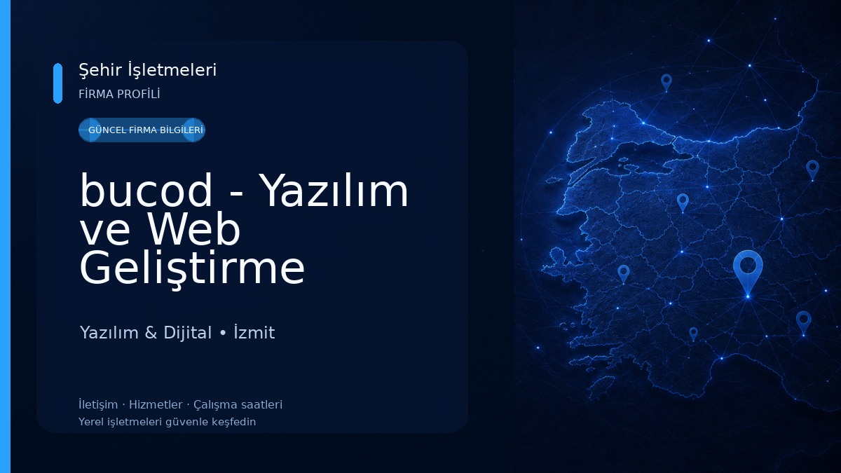 bucod - Yazılım ve Web Geliştirme Yazılım & Dijital