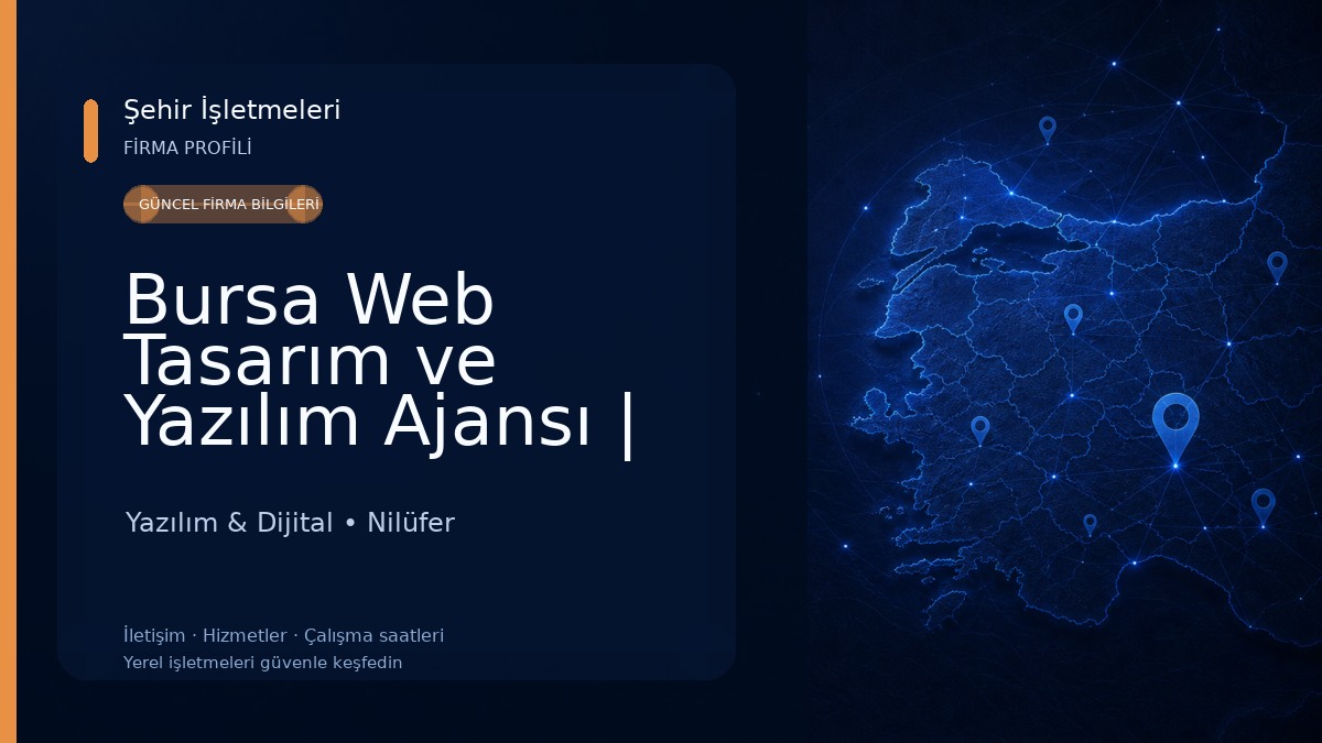 Bursa Web Tasarım ve Yazılım Ajansı | Dijital Reklam Hizmetleri Yazılım & Dijital
