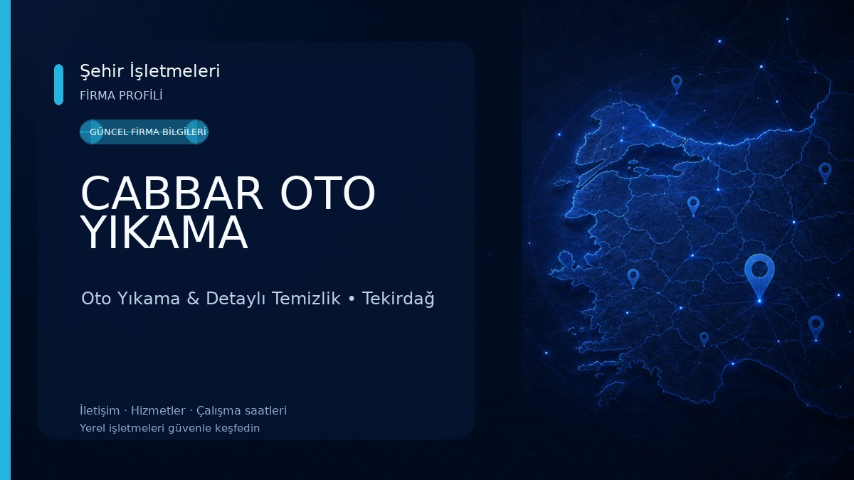 CABBAR OTO YIKAMA Oto Yıkama & Detaylı Temizlik
