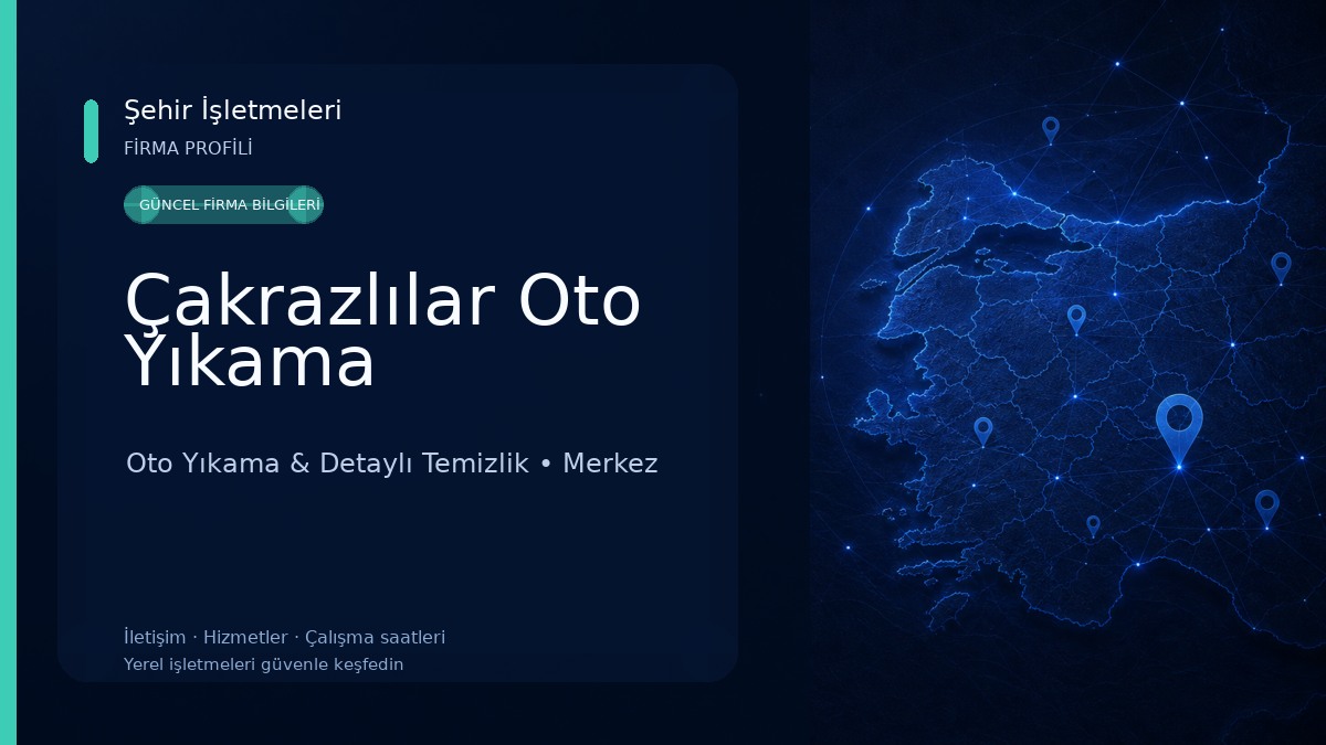 Çakrazlılar Oto Yıkama Oto Yıkama & Detaylı Temizlik