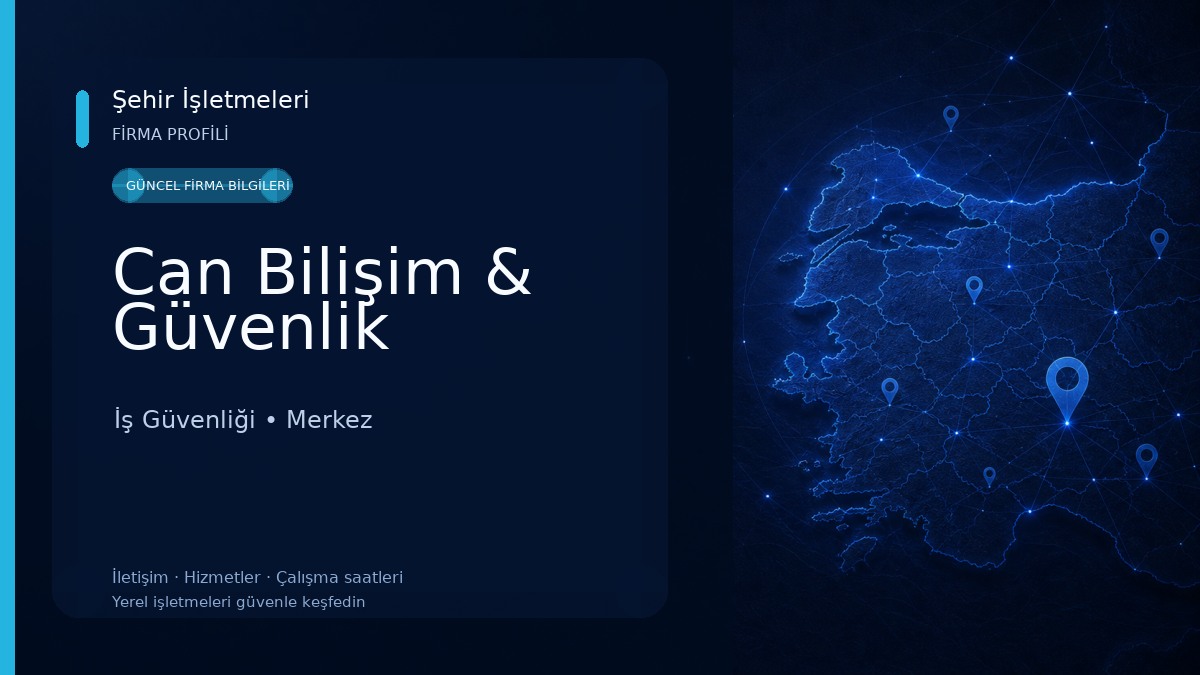 Can Bilişim & Güvenlik 