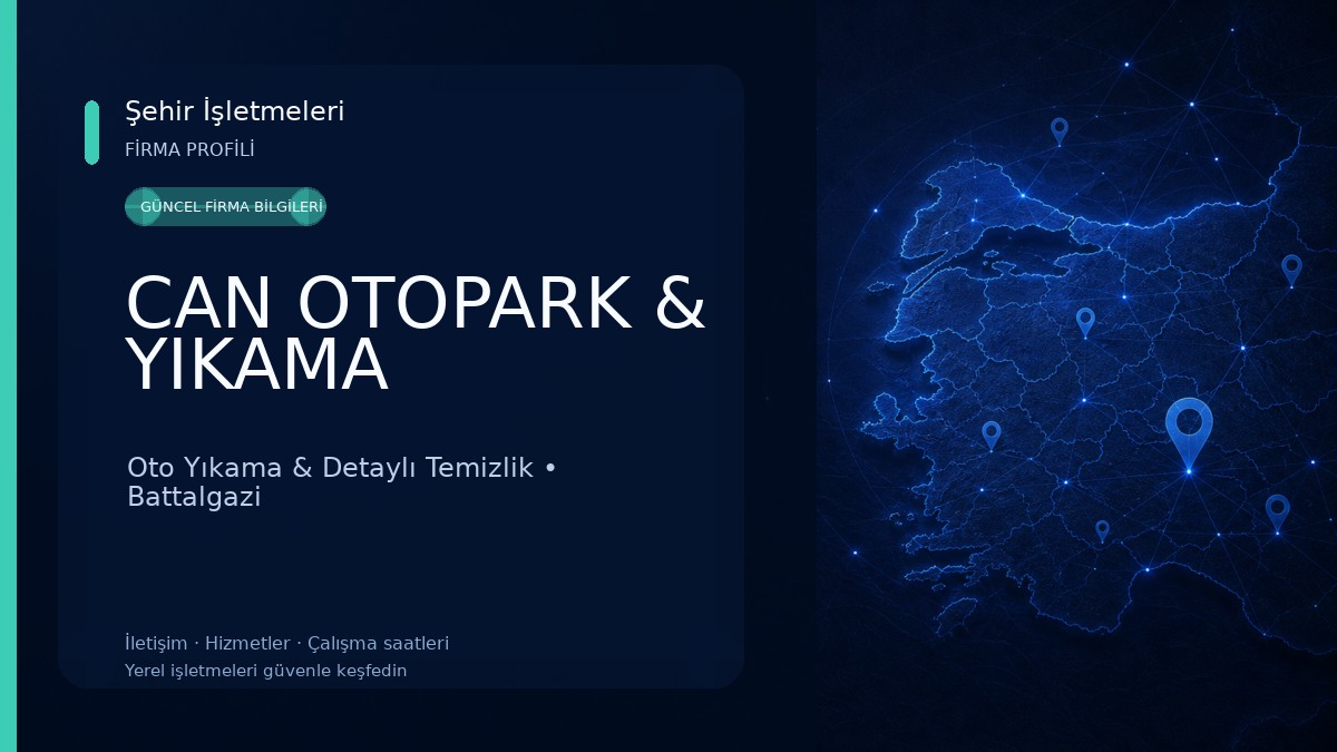 CAN OTOPARK & YIKAMA Oto Yıkama & Detaylı Temizlik