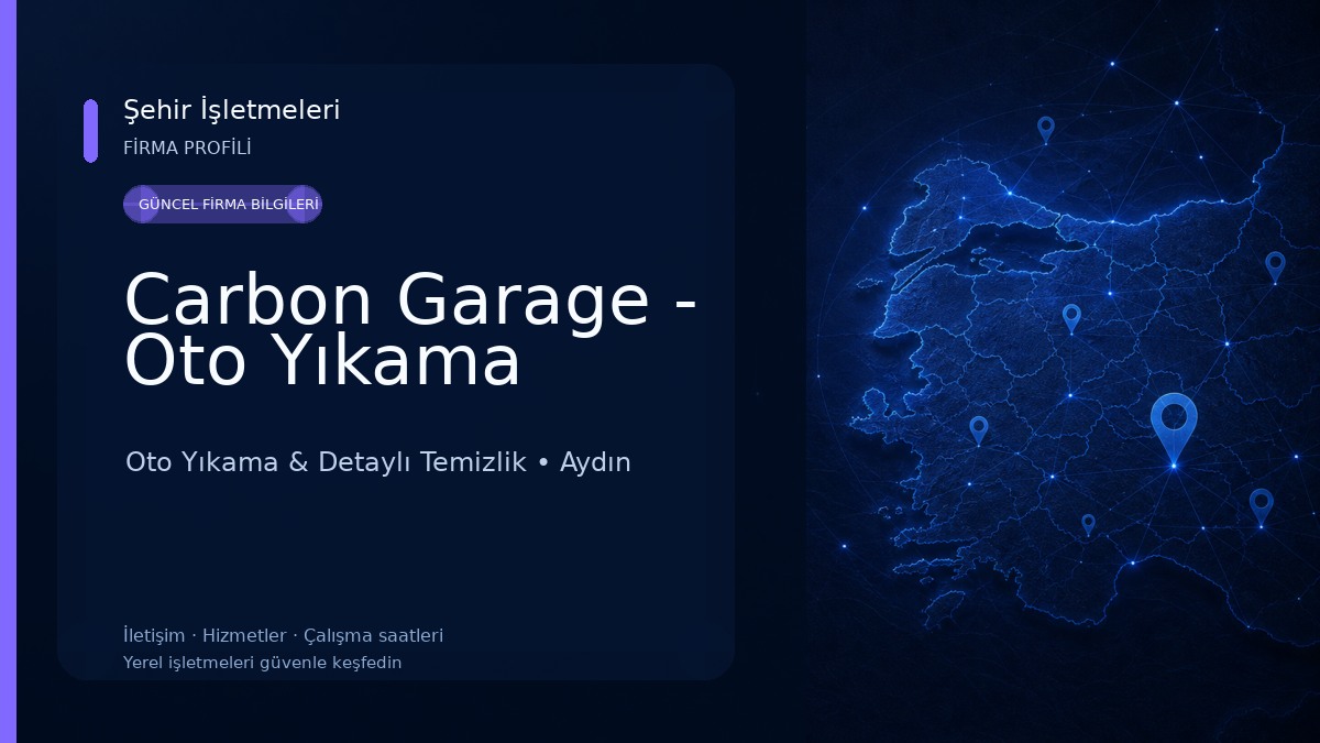 Carbon Garage - Oto Yıkama Oto Yıkama & Detaylı Temizlik