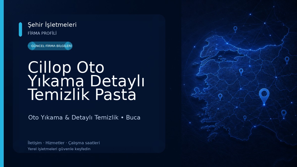 Cillop Oto Yıkama Detaylı Temizlik Pasta Cila Seramik Kaplama Oto Yıkama & Detaylı Temizlik