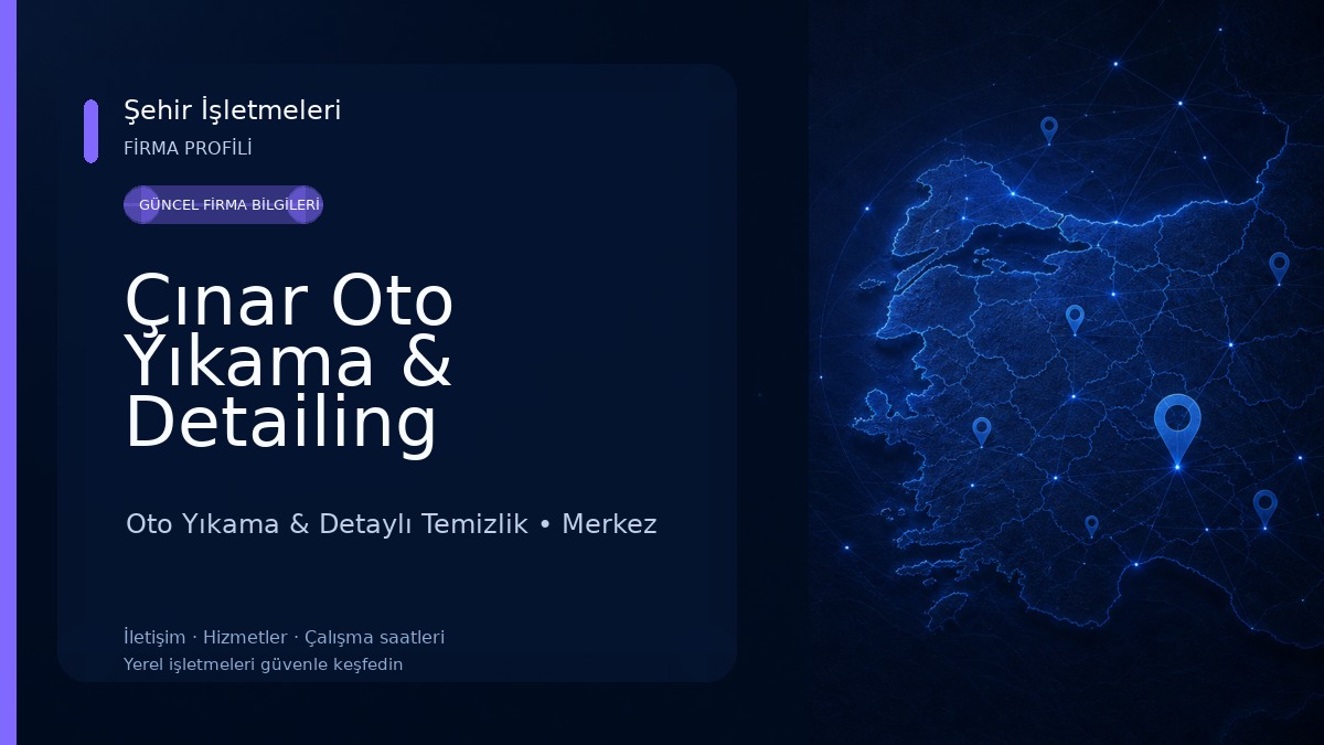 Çınar Oto Yıkama & Detailing 