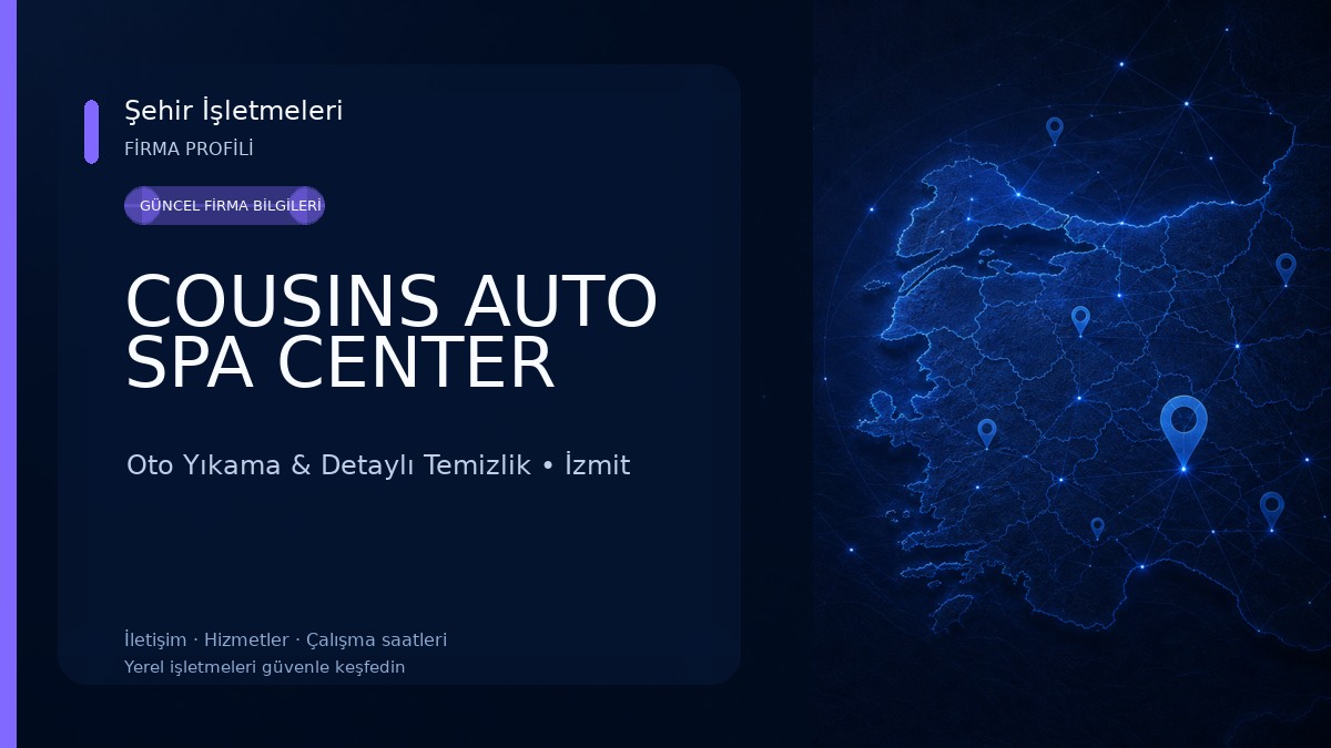 COUSINS AUTO SPA CENTER Oto Yıkama & Detaylı Temizlik