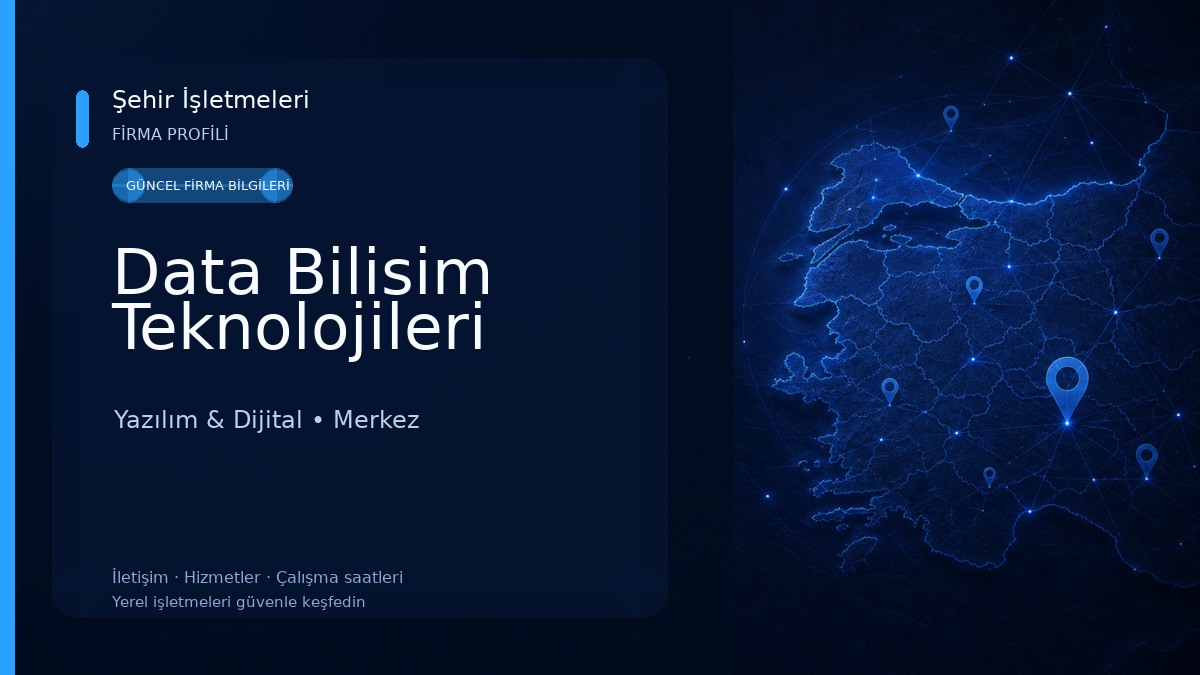 Data Bilisim Teknolojileri Yazılım & Dijital