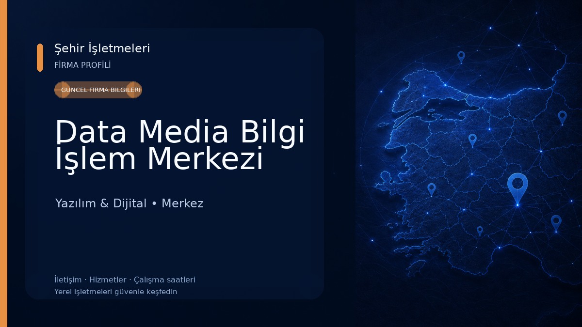 Data Media Bilgi İşlem Merkezi Yazılım & Dijital