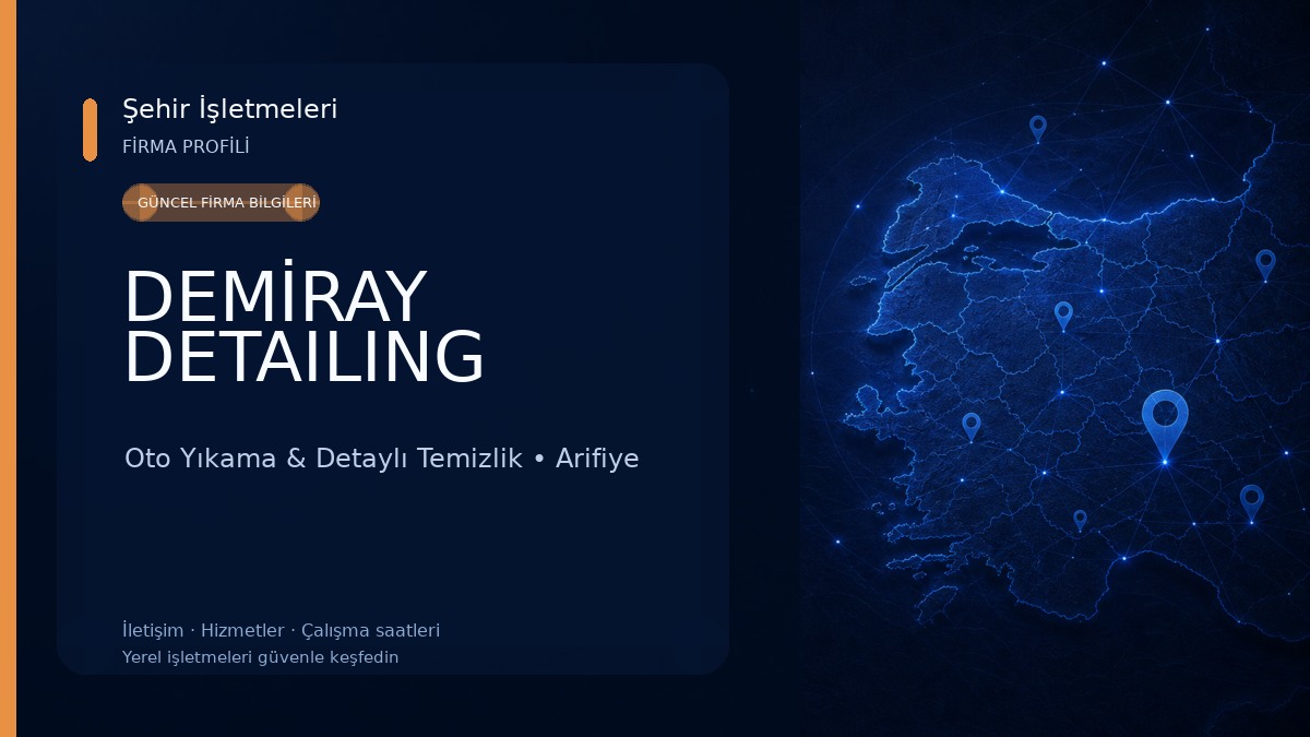DEMİRAY DETAILING Oto Yıkama & Detaylı Temizlik