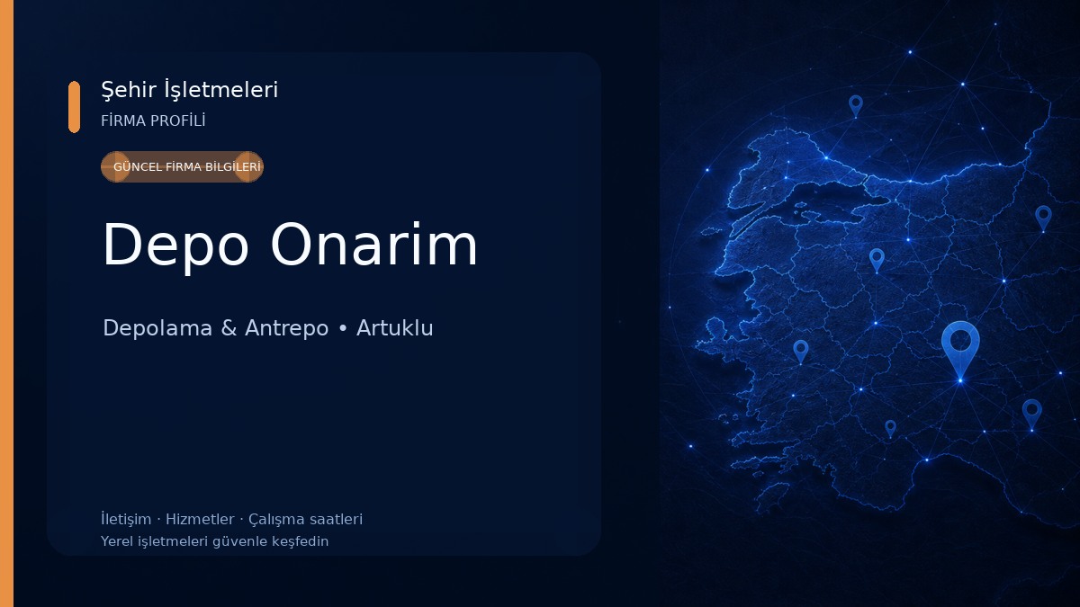 Depo Onarim Depolama & Antrepo
