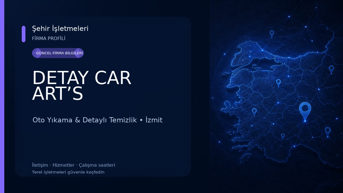DETAY CAR ART’S Oto Yıkama & Detaylı Temizlik