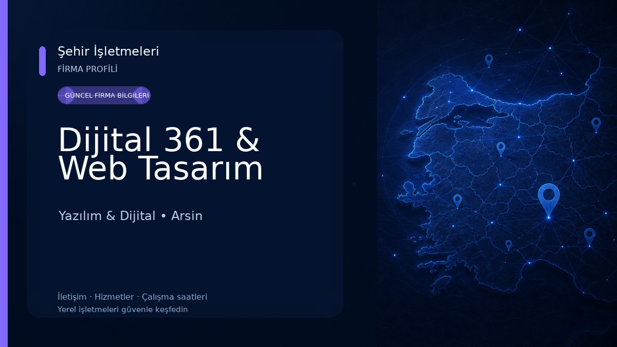 Dijital 361 & Web Tasarım Yazılım & Dijital