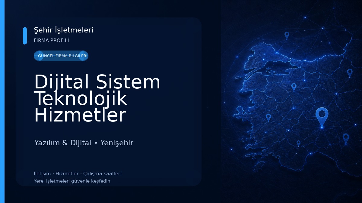 Dijital Sistem Teknolojik Hizmetler Yazılım & Dijital