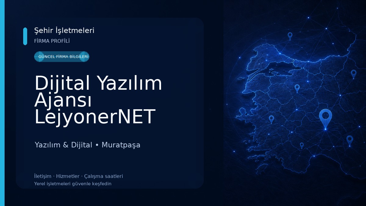 Dijital Yazılım Ajansı LejyonerNET Yazılım & Dijital