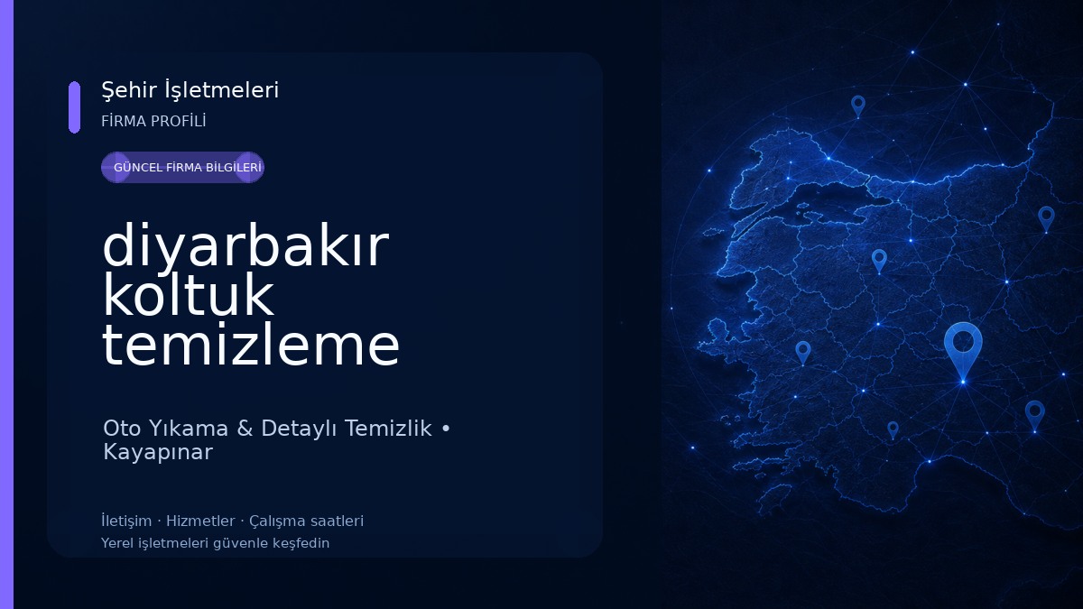 diyarbakır koltuk temizleme 