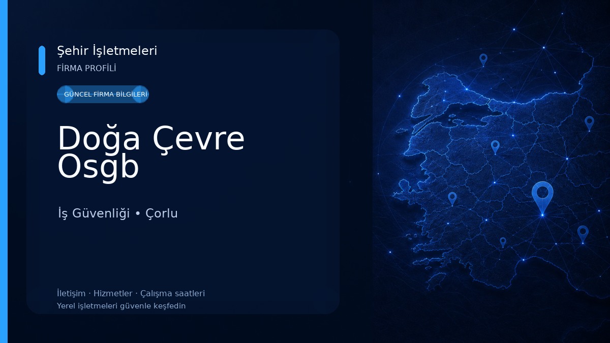 Doğa Çevre Osgb İş Güvenliği